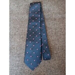 Rohde Royce Tie 70s 80s 90s Y2K Mens Blue Pink White 3.5 Wide 56 Long